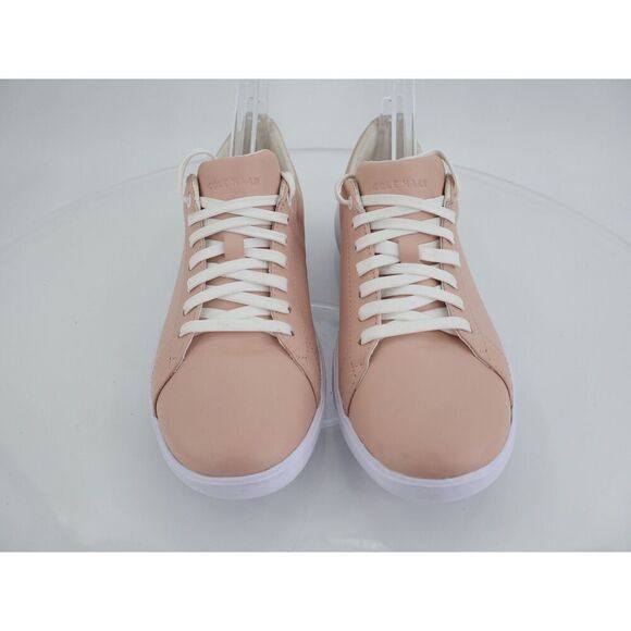 Cole Haan Women's Grand Crosscourt Sneaker Size 7 Nude Beige Lace Up Leather - Picture 4 of 13